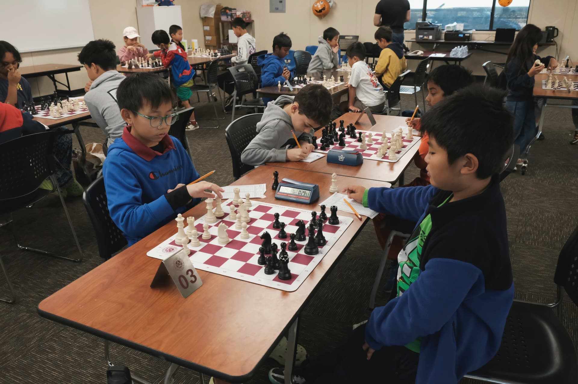 Students in enrichment activities